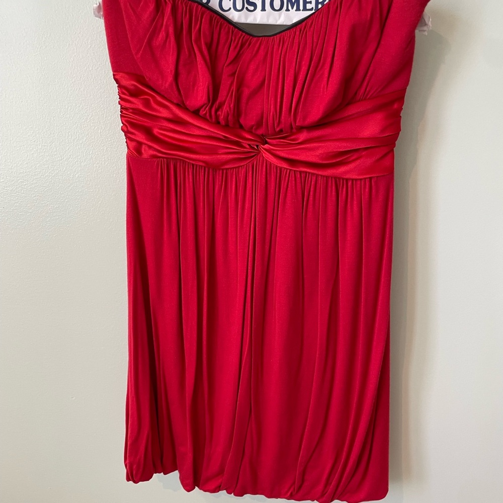 2B Bebe short red dress